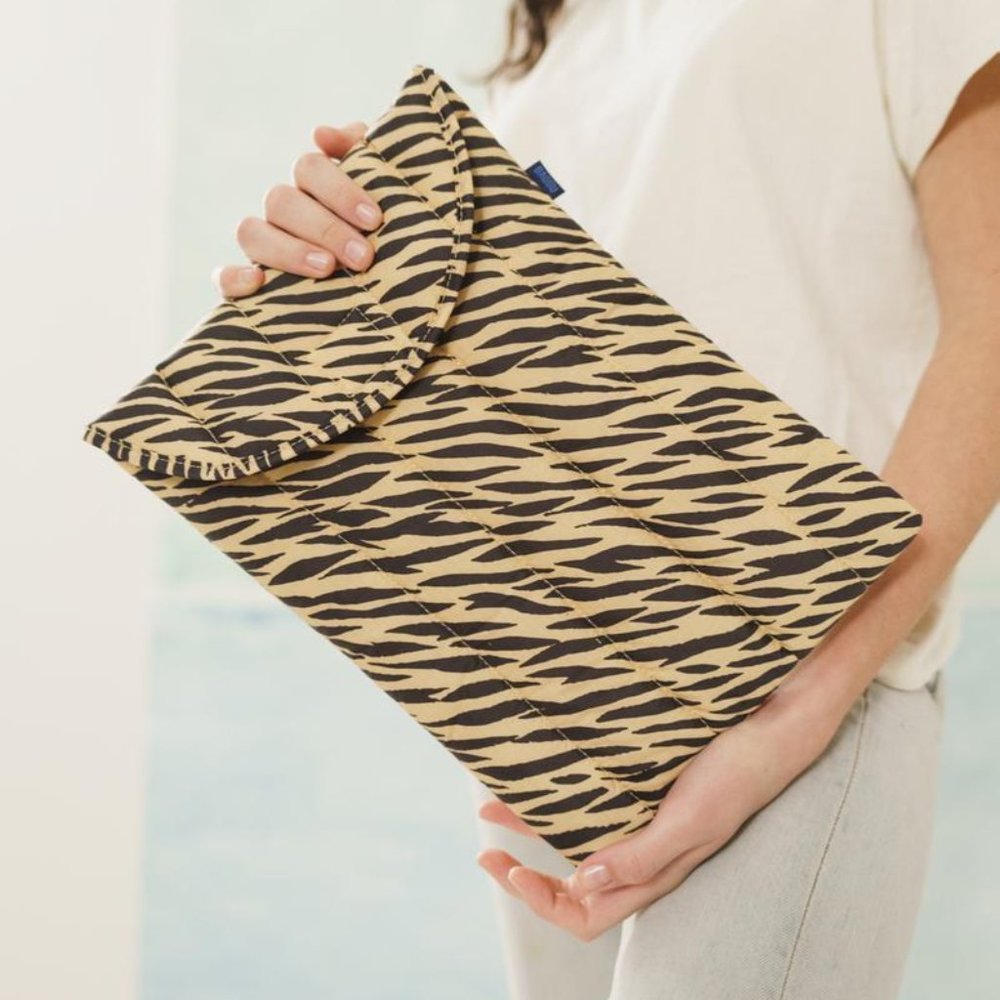 Baggu Tiger Print Laptop Sleeve